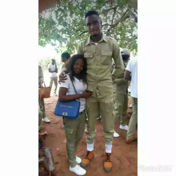 "When Goliath Finally Meets David" - See Reactions To Photo Of These Corpers